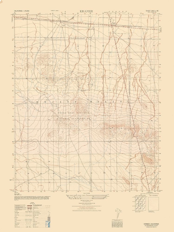 Picture of KRAMER SHEET - US ARMY 1947