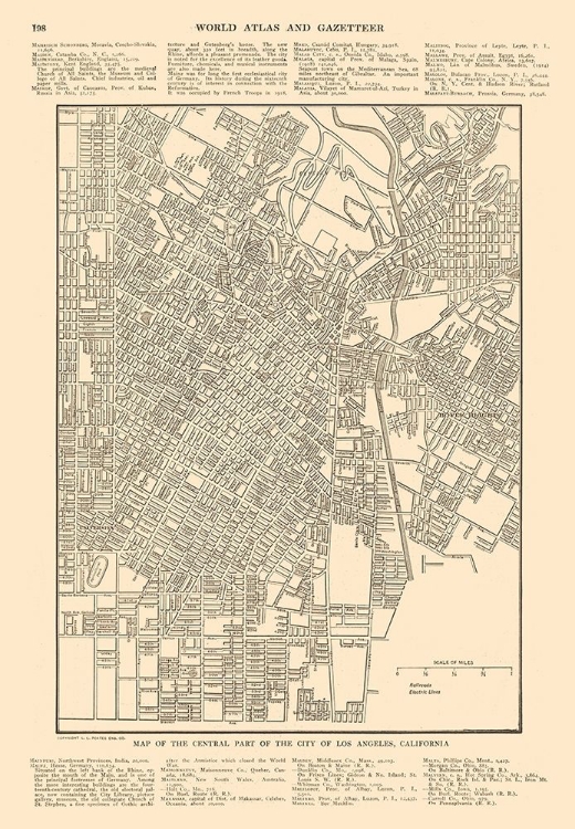 Picture of LOS ANGELES  CALIFORNIA - REYNOLD 1921