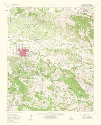 Picture of LOMPOC CALIFORNIA QUAD - USGS 1961