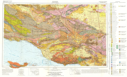 Picture of GEOLOGIC CALIFORNIA LOS ANGELES SHEET
