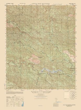 Picture of LITTLE PINE MOUNTAIN SHEET - US ARMY 1944