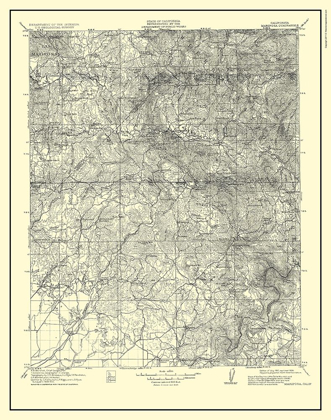 Picture of MARIPOSA CALIFORNIA QUAD - USGS 1912