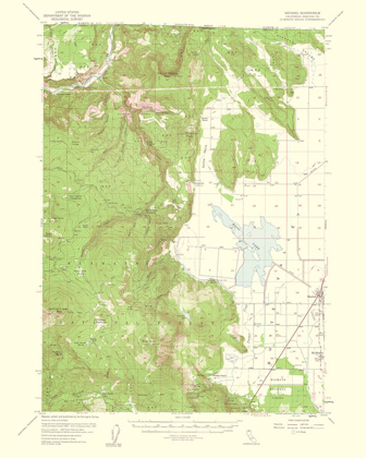 Picture of MACDOEL CALIFORNIA QUAD - USGS 1954