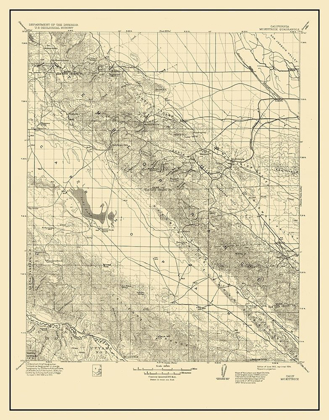 Picture of MCKITTRICK CALIFORNIA QUAD - USGS 1912