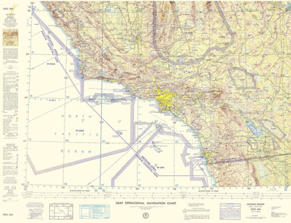 Picture of MOJAVE DESERT NEVADA CALIFORNIA SHEET - USAF 1961