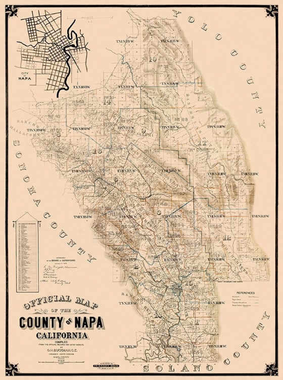 Picture of NAPA CALIFORNIA LANDOWNER - BUCKMAN 1895