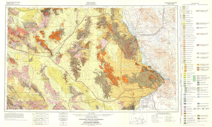 Picture of NEEDLES SHEET CALIFORNIA MINES - BISHOP 1957