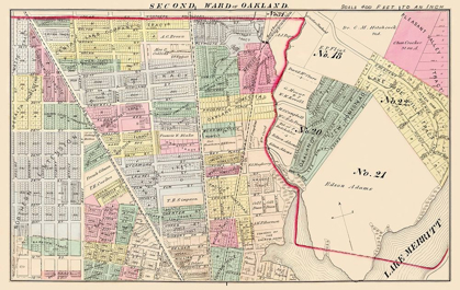 Picture of OAKLAND CALIFORNIA SECOND WARD - THOMPSON 1878