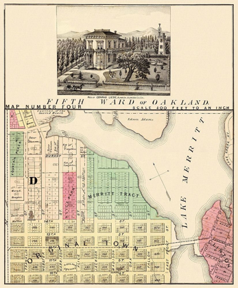 Picture of OAKLAND CALIFORNIA FIFTH WARD - THOMPSON 1878