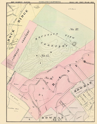 Picture of OAKLAND CALIFORNIA ELEVENTH WARD - THOMPSON 1878