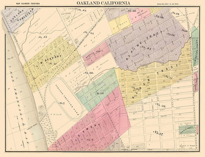 Picture of OAKLAND CALIFORNIA THIRTEENTH WARD - THOMPSON 1878