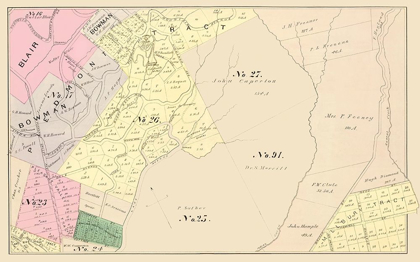 Picture of OAKLAND CALIFORNIA LANDOWNER - THOMPSON 1878