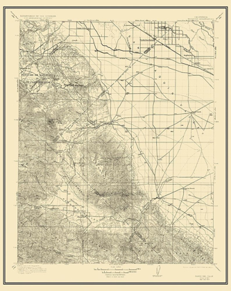 Picture of PANOCHE CALIFORNIA QUAD - USGS 1913