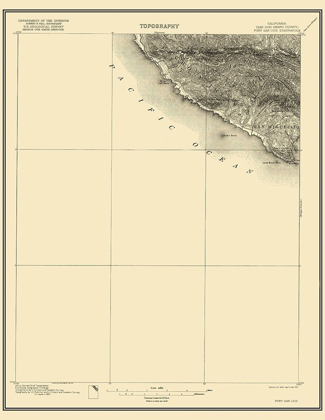 Picture of PORT SAN LUIS CALIFORNIA QUAD - USGS 1897