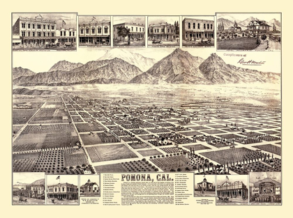 Picture of POMONA CALIFORNIA - ELLIOT 1886