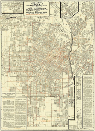 Picture of LOS ANGELES STREET RAILWAY GUIDE - 1908