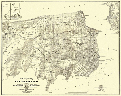 Picture of SAN FRANCISCO CALIFORNIA LANDOWNER - LANGLEY 1861