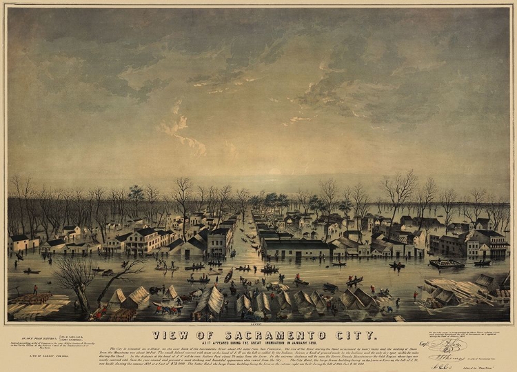 Picture of SACRAMENTO CALIFORNIA - BAINBRIDGE 1850