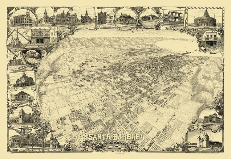 Picture of SANTA BARBARA CALIFORNIA - GIFFORD 1898