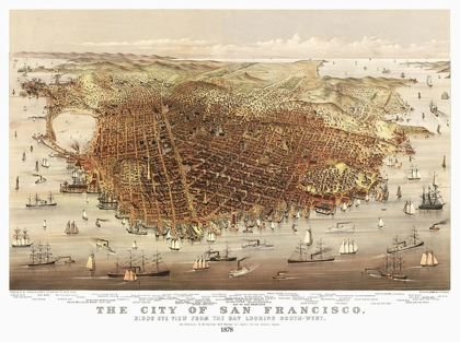 Picture of SAN FRANCISCO CALIFORNIA - CURRIER 1878