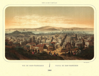 Picture of SAN FRANCISCO CALIFORNIA - DEROY 1860