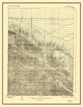 Picture of SAN ANTONIO CALIFORNIA QUAD - USGS 1903
