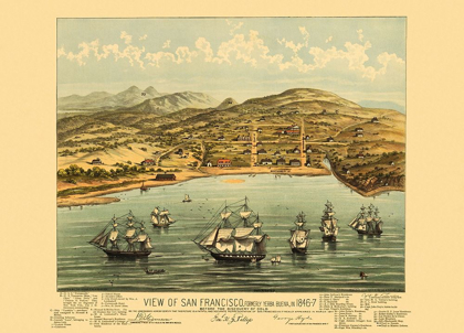 Picture of SAN FRANCISCO CALIFORNIA - BOSQUI 1847