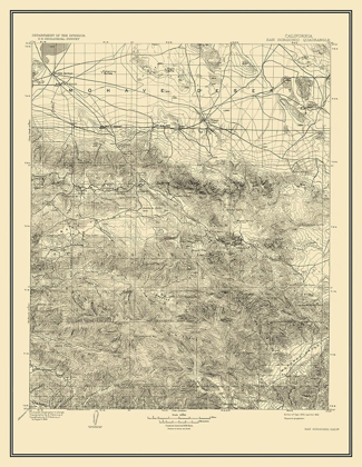 Picture of SAN GORGONIO CALIFORNIA QUAD - USGS 1902