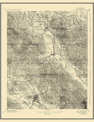 Picture of SAN LUIS OBISPO CALIFORNIA SHEET - USGS 1897