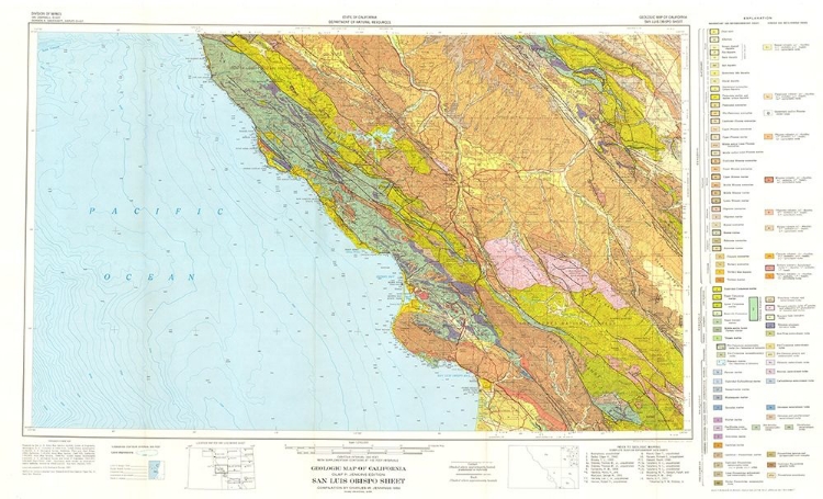 Picture of SAN LUIS OBISPO SHEET CALIFORNIA MINES