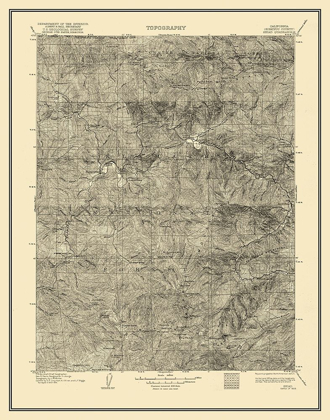 Picture of SEIAD CALIFORNIA QUAD - USGS 1922