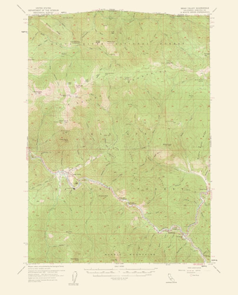 Picture of SEIAD VALLEY CALIFORNIA QUAD - USGS 1962