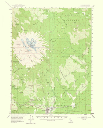 Picture of SHASTA CALIFORNIA QUAD - USGS 1964