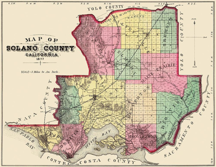 Picture of SOLANO  VACAVILLE CALIFORNIA - THOMPSON 1877