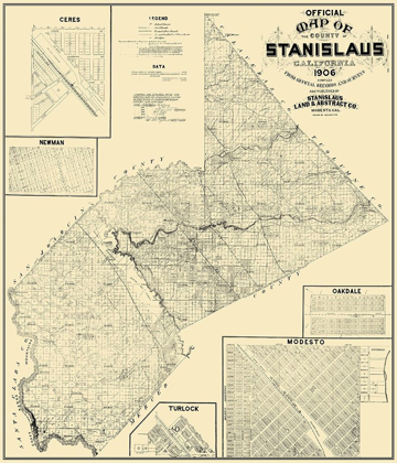 Picture of STANISLAUS CALIFORNIA LANDOWNER - STANISLAUS 1906