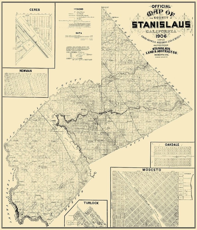 Picture of STANISLAUS CALIFORNIA LANDOWNER - STANISLAUS 1906