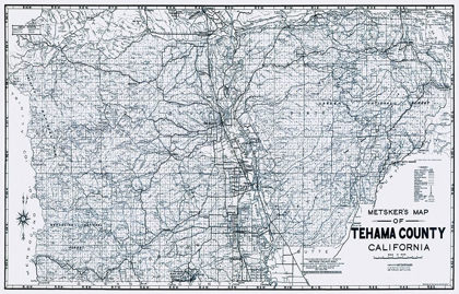 Picture of TEHAMA CALIFORNIA LANDOWNER - METSKER 1929