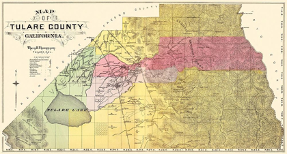 Picture of TULARE CALIFORNIA - THOMPSON  1892