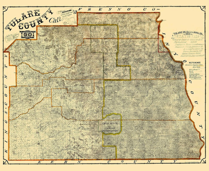 Picture of TULARE CALIFORNIA LANDOWNER - BRITTON 1901