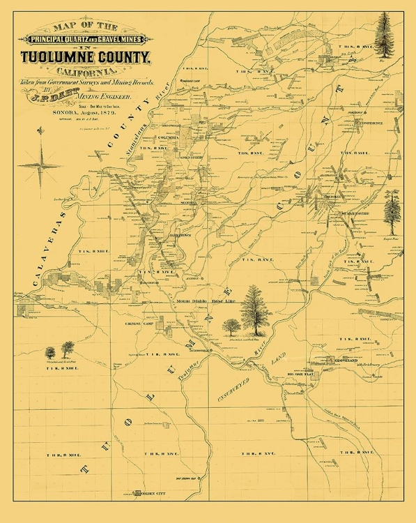 Picture of TUOLUMNE CALIFORNIA LANDOWNER - DART 1878