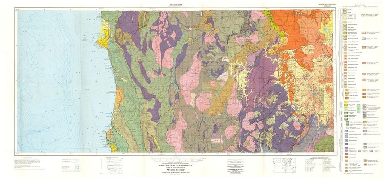 Picture of WEED SHEET CALIFORNIA MINES - STRAND 1957