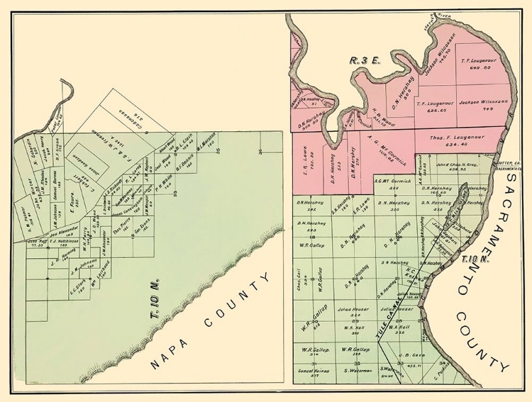 Picture of YOLO CALIFORNIA LANDOWNER - DE PUE 1879