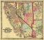 Picture of CALIFORNIA, NEVADA, UTAH, ARIZONA - BANCROFT 1873