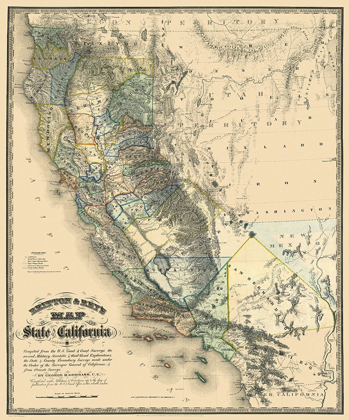 Picture of CALIFORNIA - GODDARD 1857