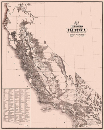 Picture of CALIFORNIA PUBLIC SURVEYS - SURVEYOR GENERAL 1862