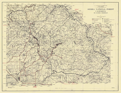 Picture of SIERRA NATIONAL FOREST, CALIFORNIA - USFS 1938