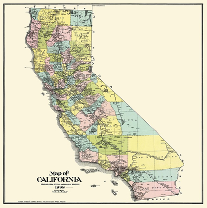 Picture of CALIFORNIA - THOMPSON 1898