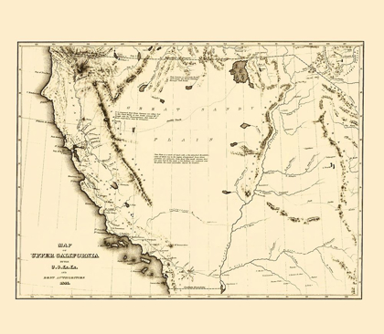 Picture of UPPER CALIFORNIA TERRITORY EXPLORATION - LEA 1844