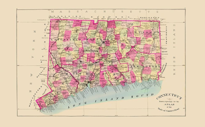 Picture of CONNECTICUT - HURD 1893