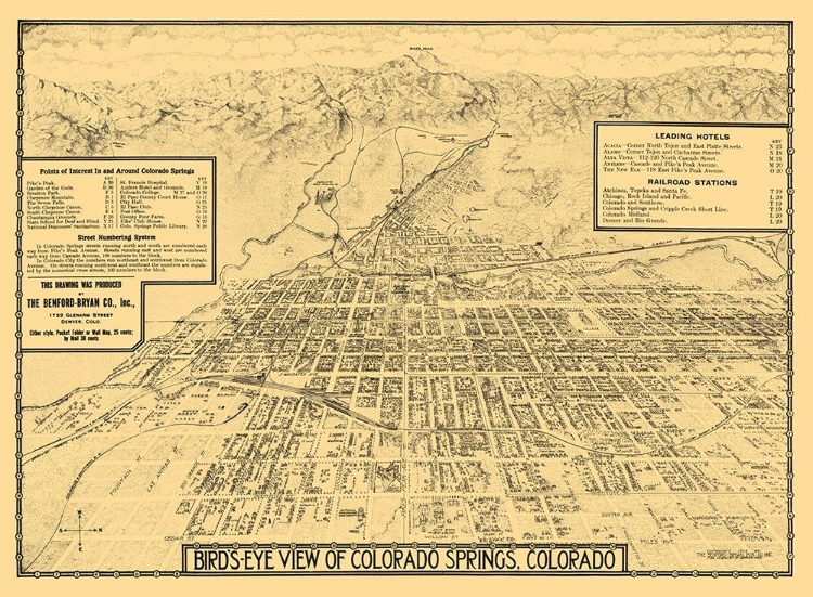 Picture of COLORADO SPRINGS COLORADO - STONER 1882